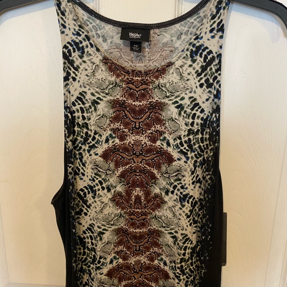 Mossimo print maxi dress